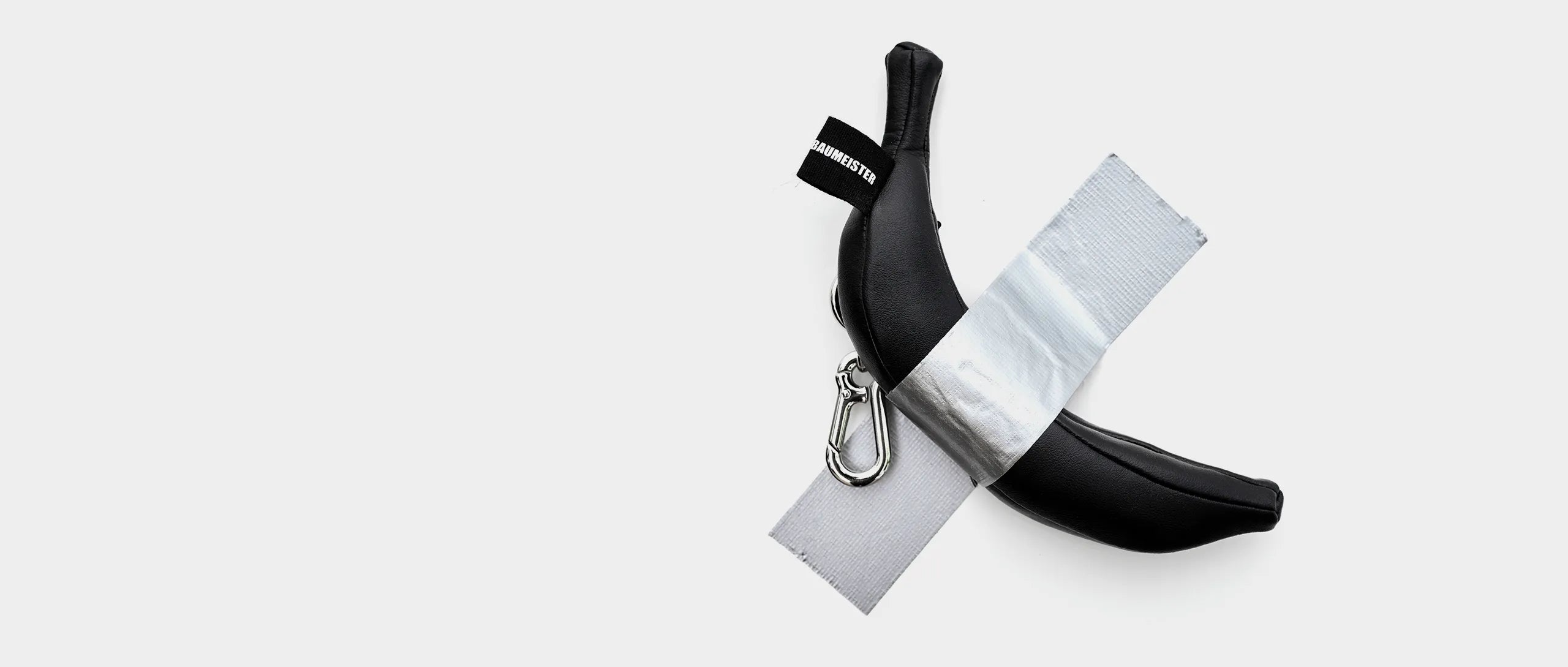 Pleather Banana duct taped to wall 