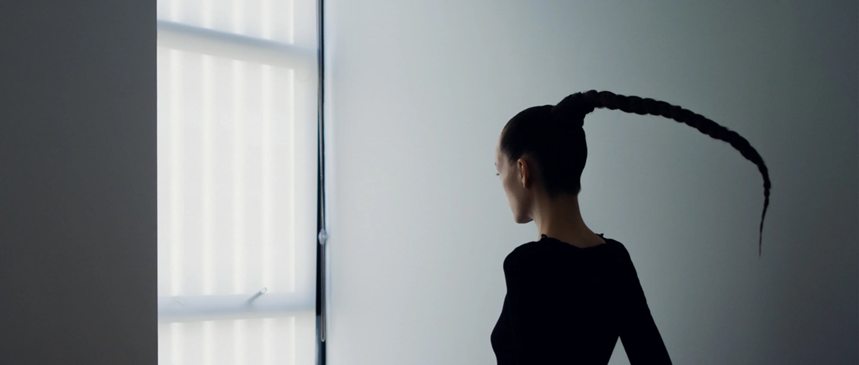 model-with-long-braided-hair-front-of-window