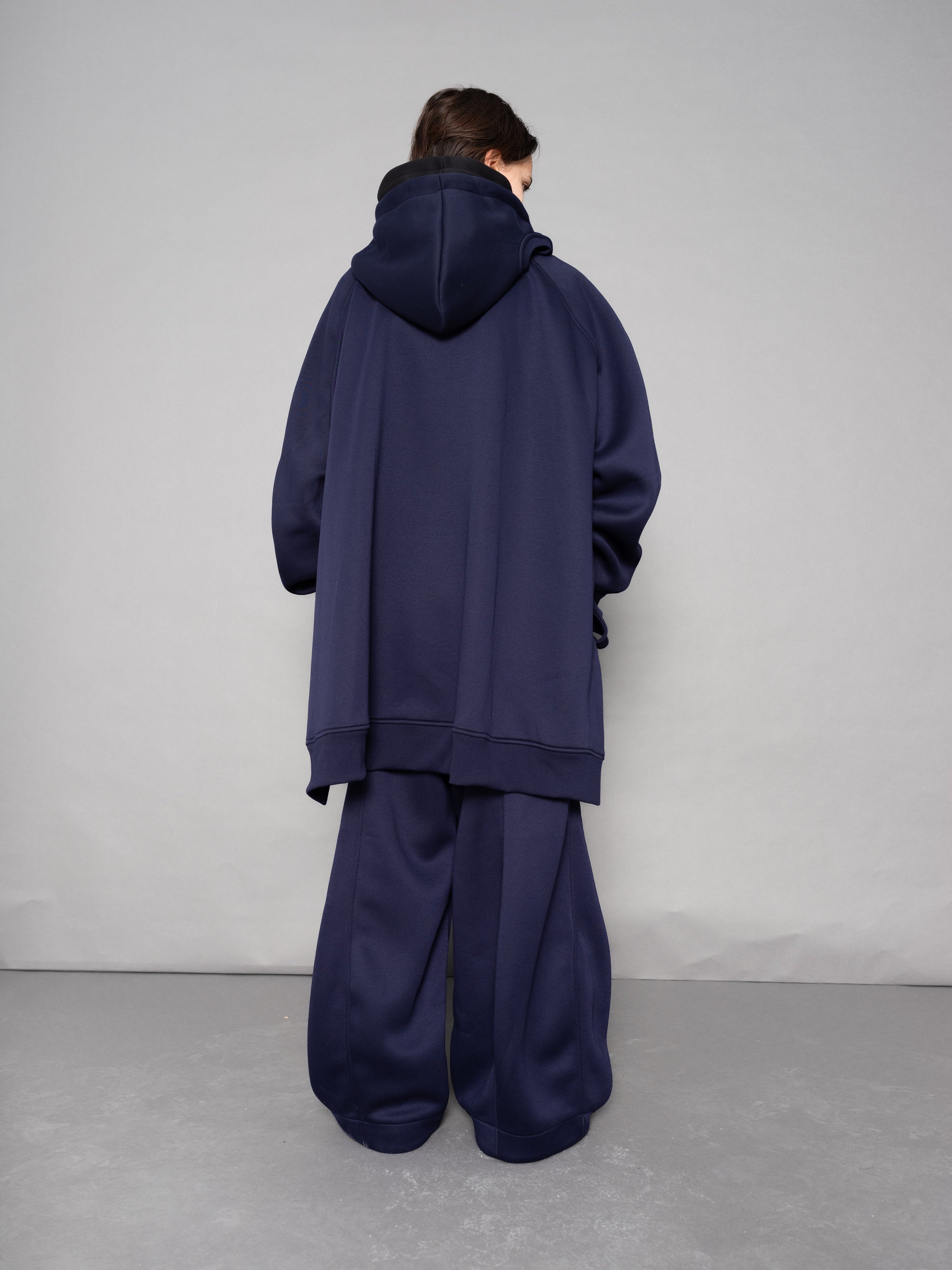NAVY ROUND-LEG LOUNGEPANTS
