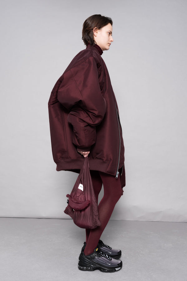 BORDEAUX LARGE BOMBER JACKET