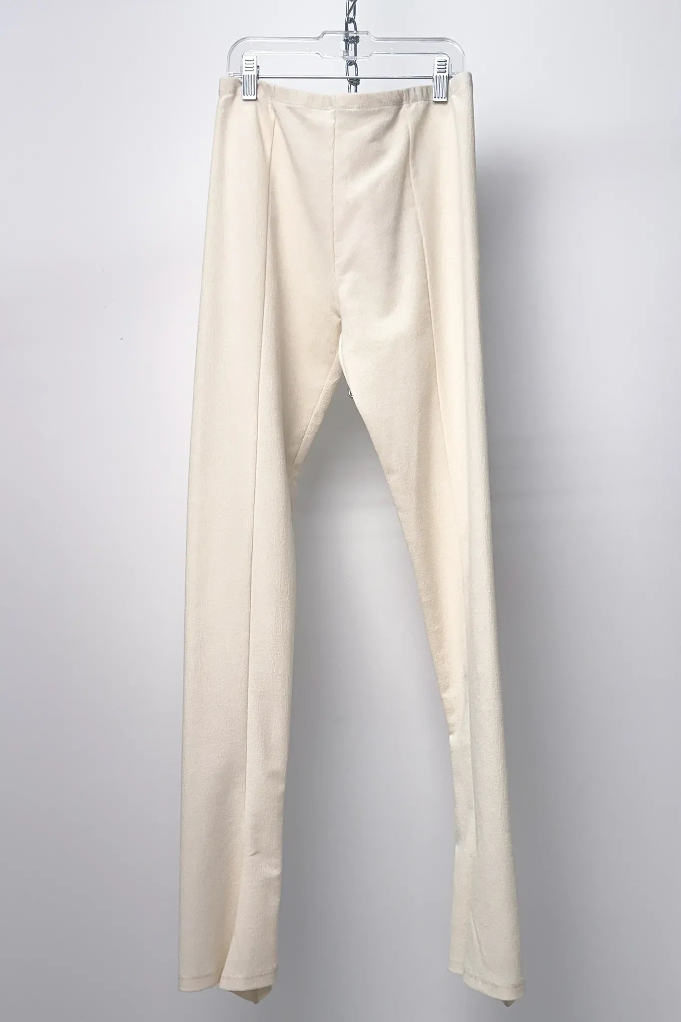 022 cream tight flare leggings
