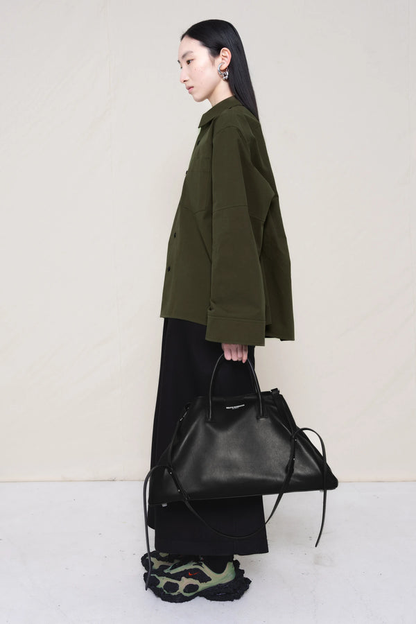 BLACK A-LINE SHOPPER