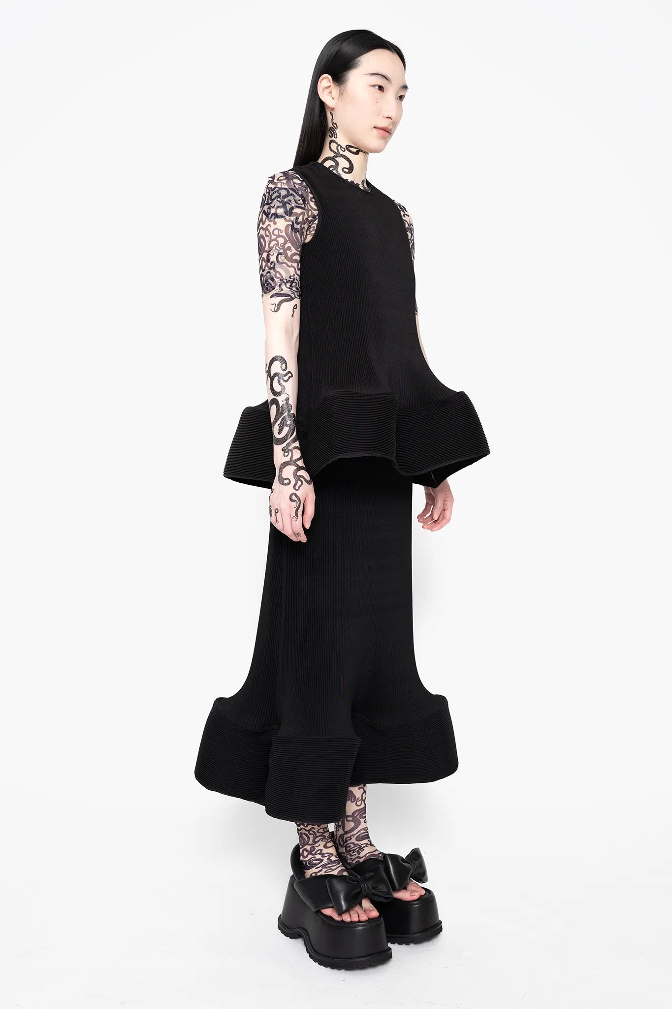 MELITTA BAUMEISTER Ripple Wavy Tank Black