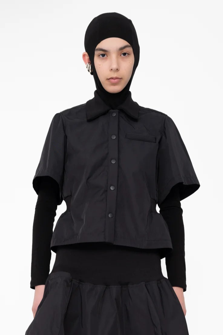 BLACK BOMBER SHIRT