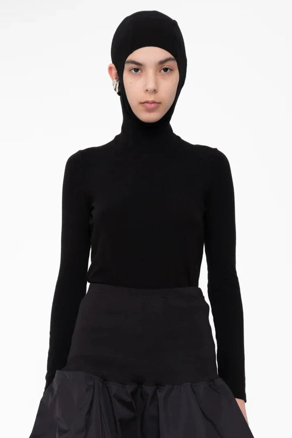 female-wearing-black-baaclava-top-with-ear-cutouts-on-white-background-closeup