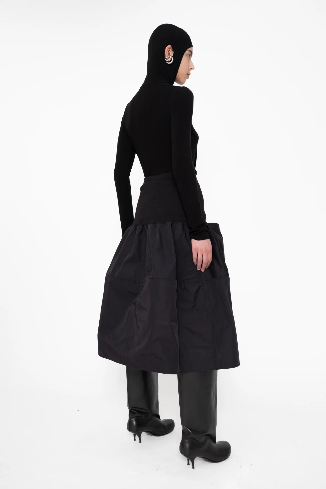 BLACK BOMBER SKIRT – Melitta Baumeister BLACK BOMBER SKIRT – Melitta Baumeister