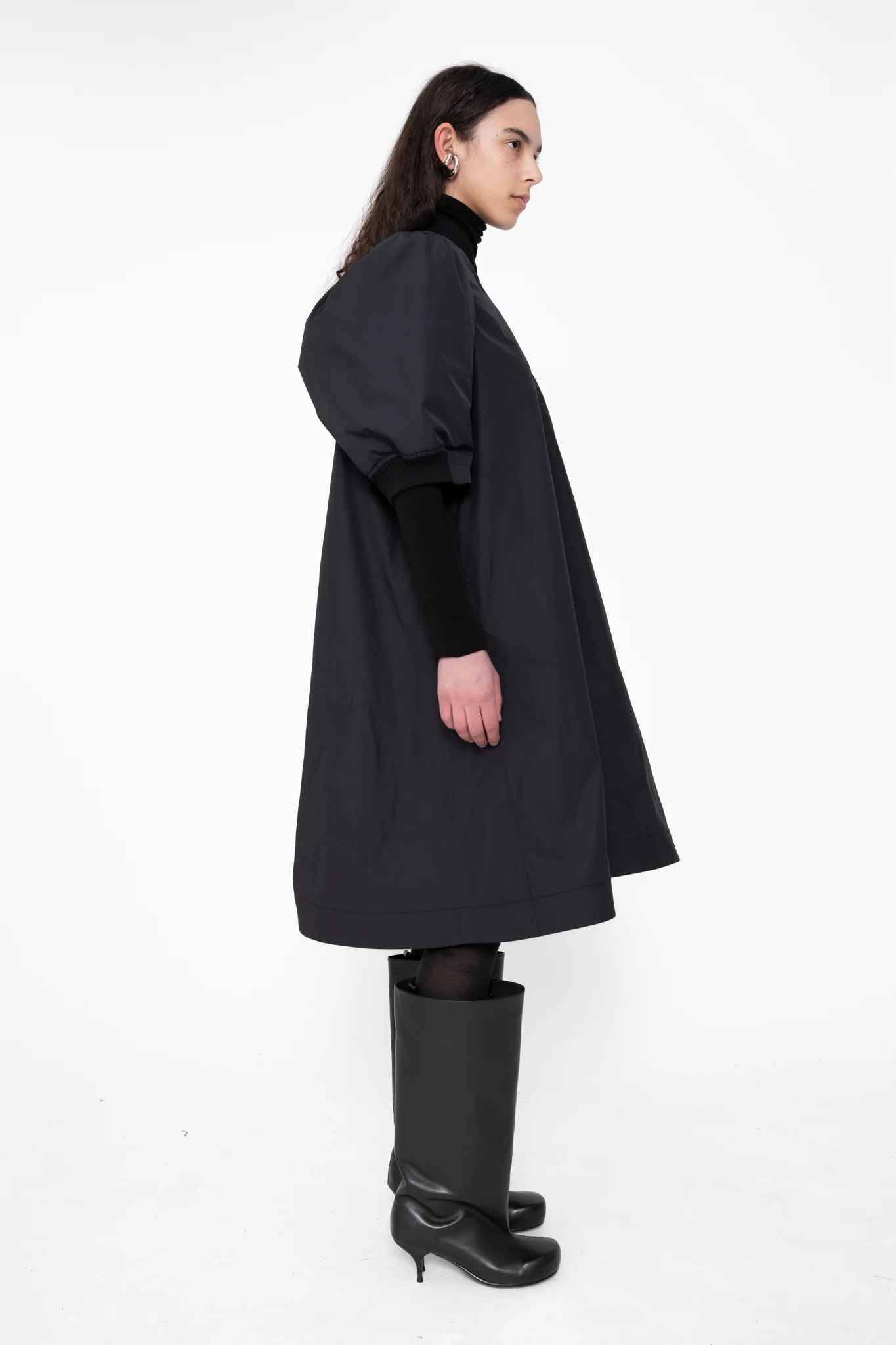 Melitta Baumeister Spiral Sleeve Cardigan - Black Flower