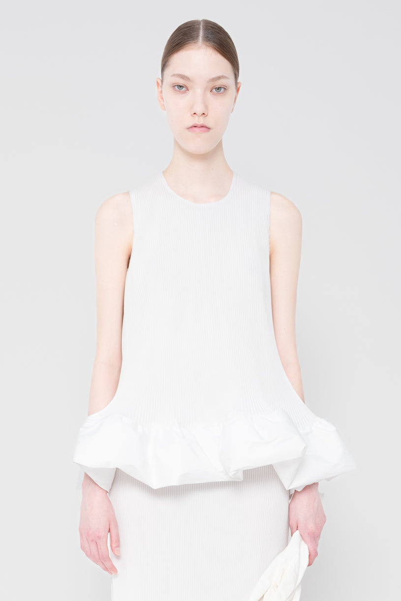 WHITE SLIM RIPPLE TANK