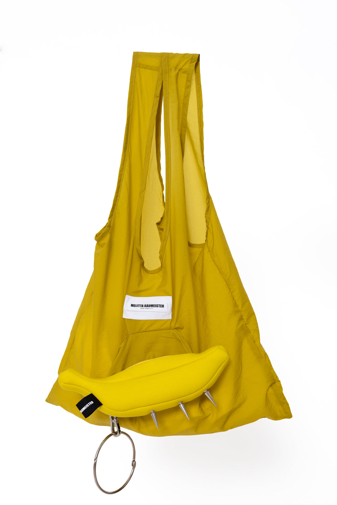 MUSTARD LIME SPIKEY BANANA TOTE