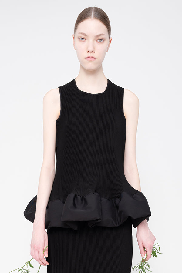 BLACK SLIM RIPPLE TANK