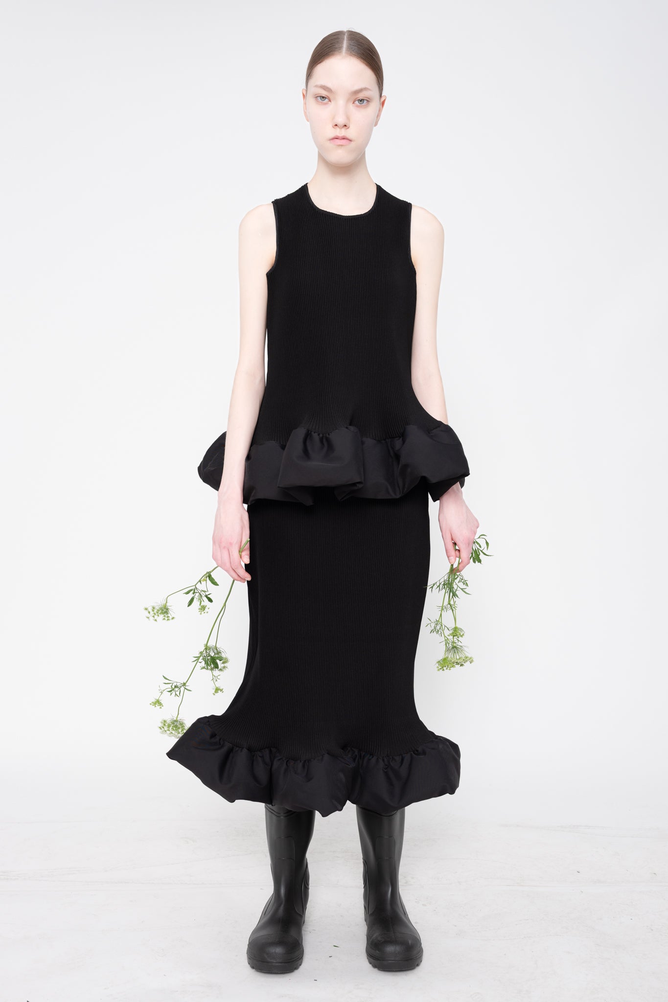 BLACK SLIM RIPPLE TANK