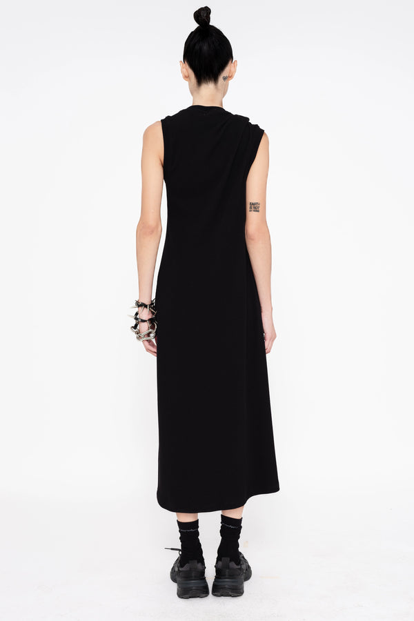 BLACK PIERCED DRESS