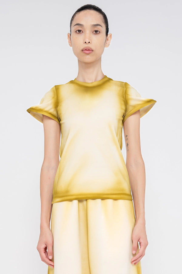 INVERTED IVORY GLOW BABY POINTY TEE