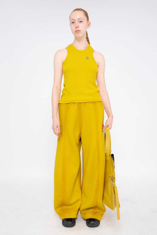 MUSTARD LIME PIERCED TANK