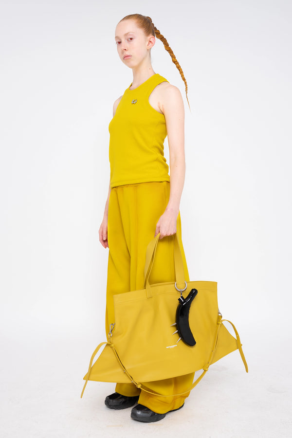 MUSTARD LIME PIERCED TANK