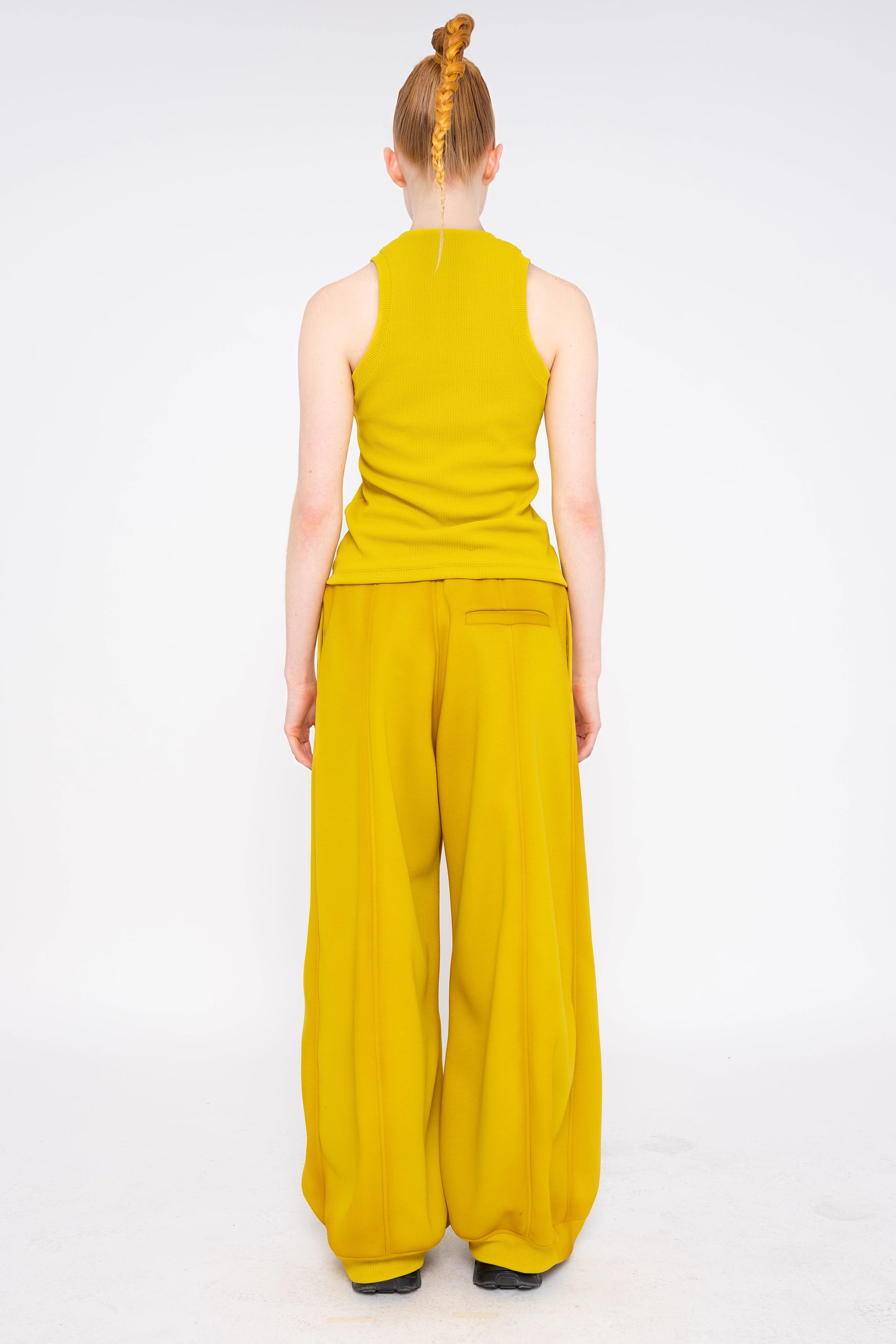 MUSTARD LIME PIERCED TANK