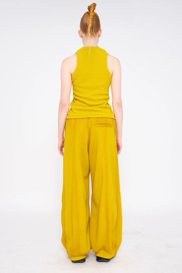 MUSTARD LIME PIERCED TANK