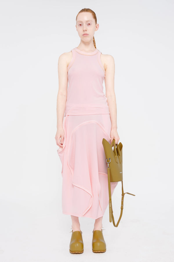 SOFT PINK FOAMY EDGE TANK