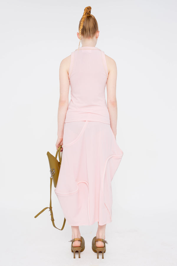 SOFT PINK FOAMY EDGE TANK