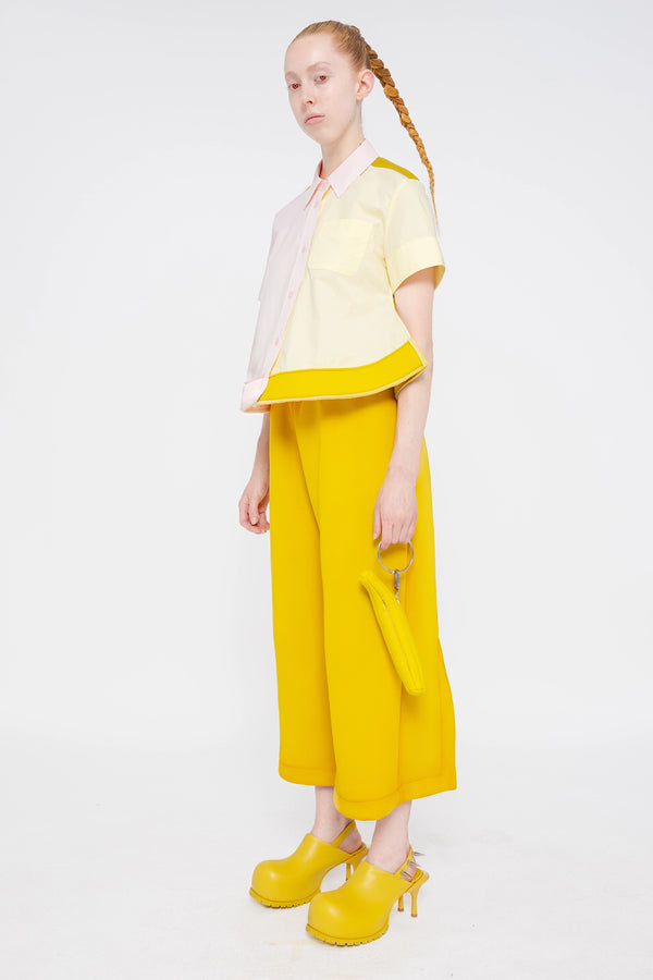 COLOR TRILOGY POINTY HEM SHIRT