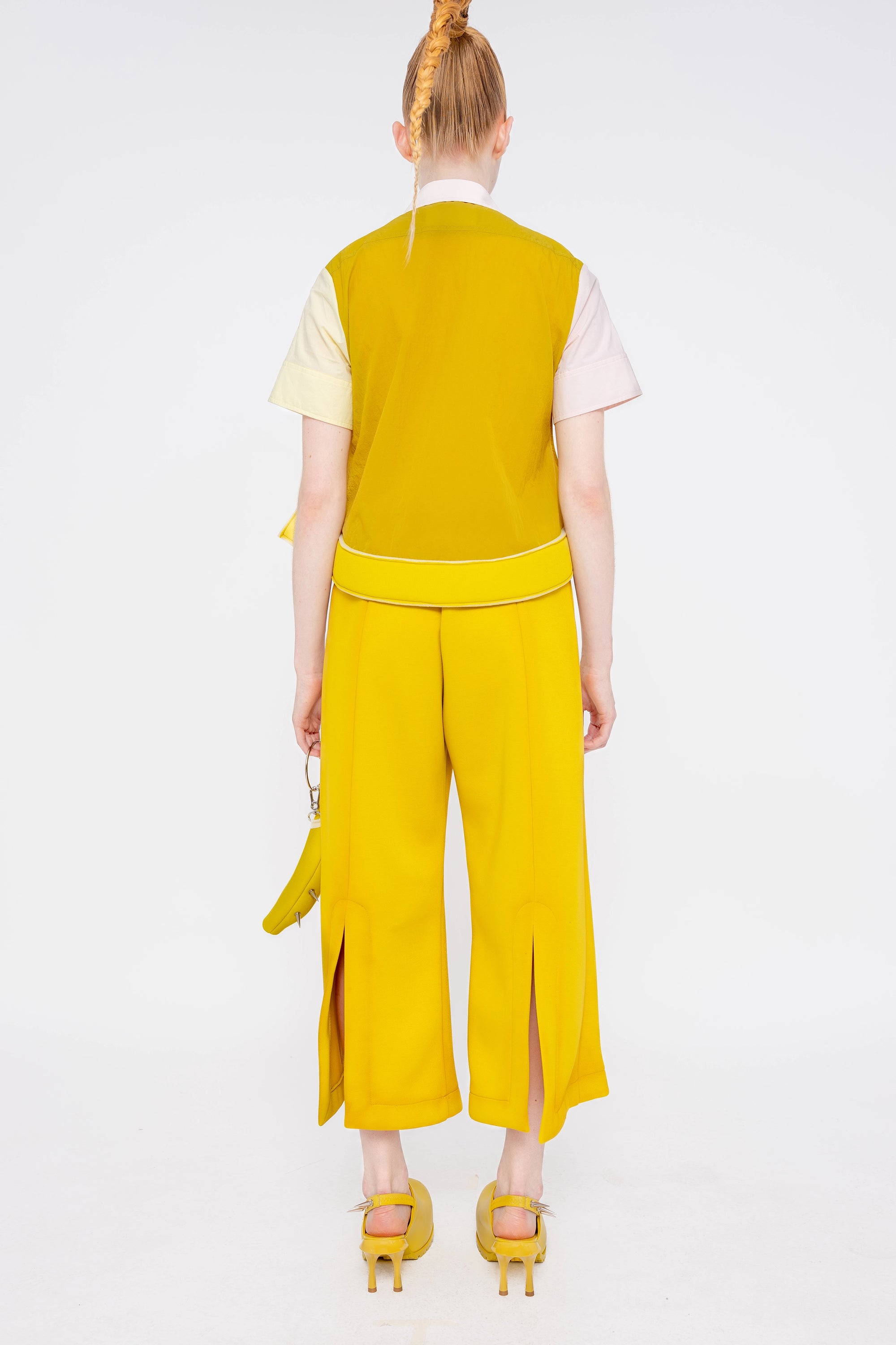 COLOR TRILOGY POINTY HEM SHIRT