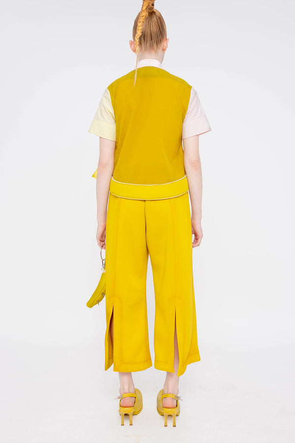 COLOR TRILOGY POINTY HEM SHIRT