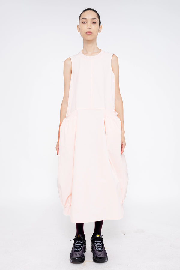 PALE PINK FRONT POCKET DRESS