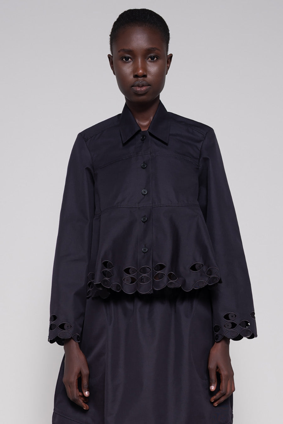 BLACK WATCHING SHIRT JACKET – Melitta Baumeister