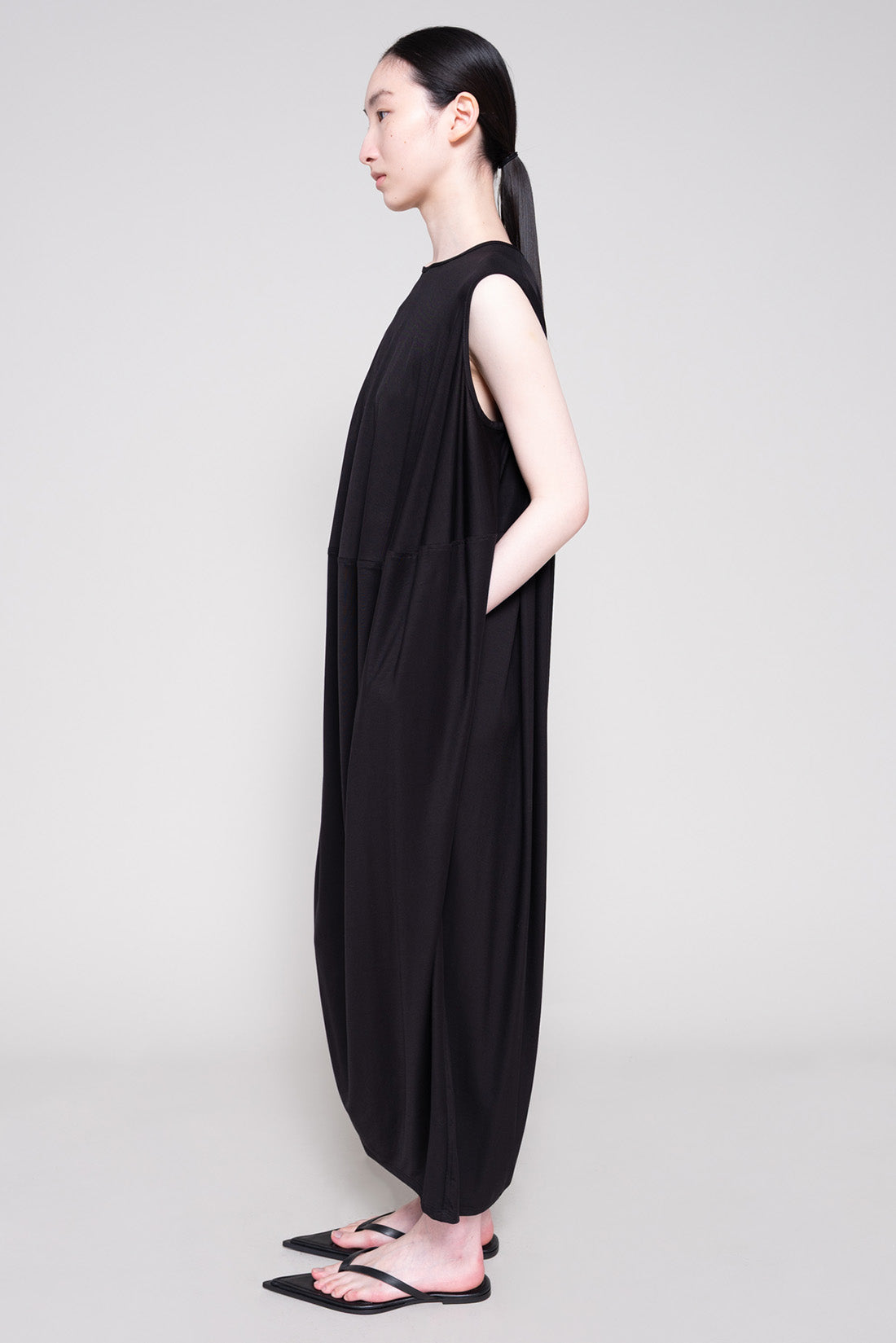 long cocoon dress TOTEME Cocoon Cape Dress