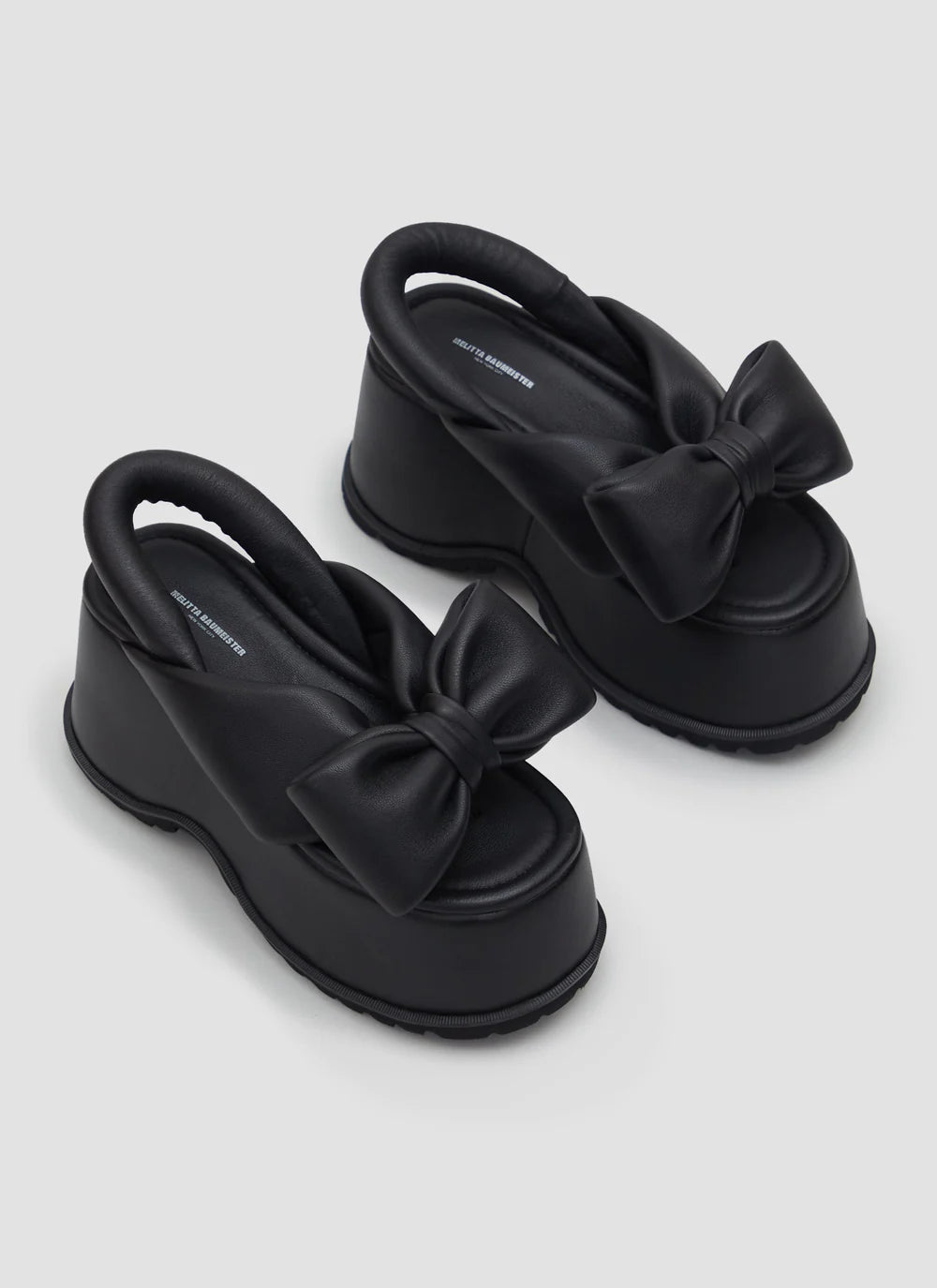 Bow Platform Sandals