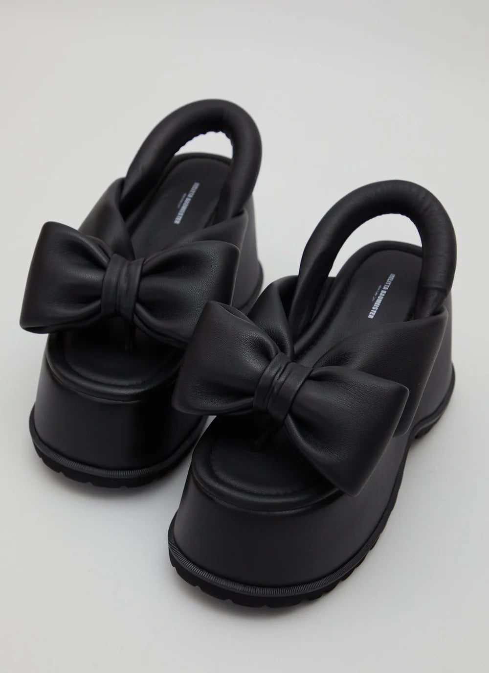 Bow Platform Sandals