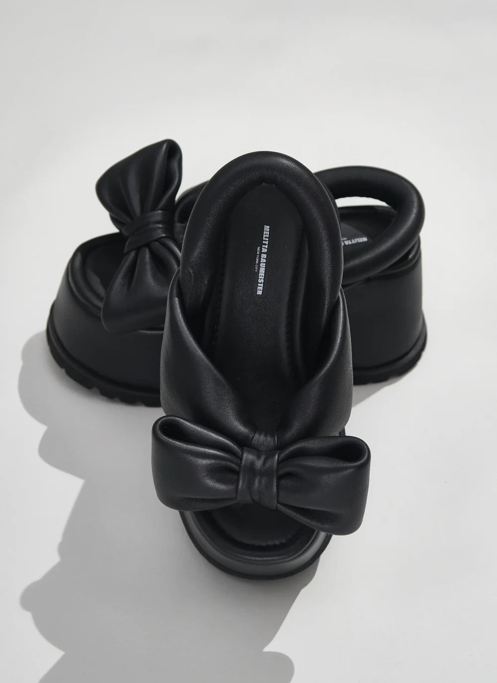 Bow Platform Sandals