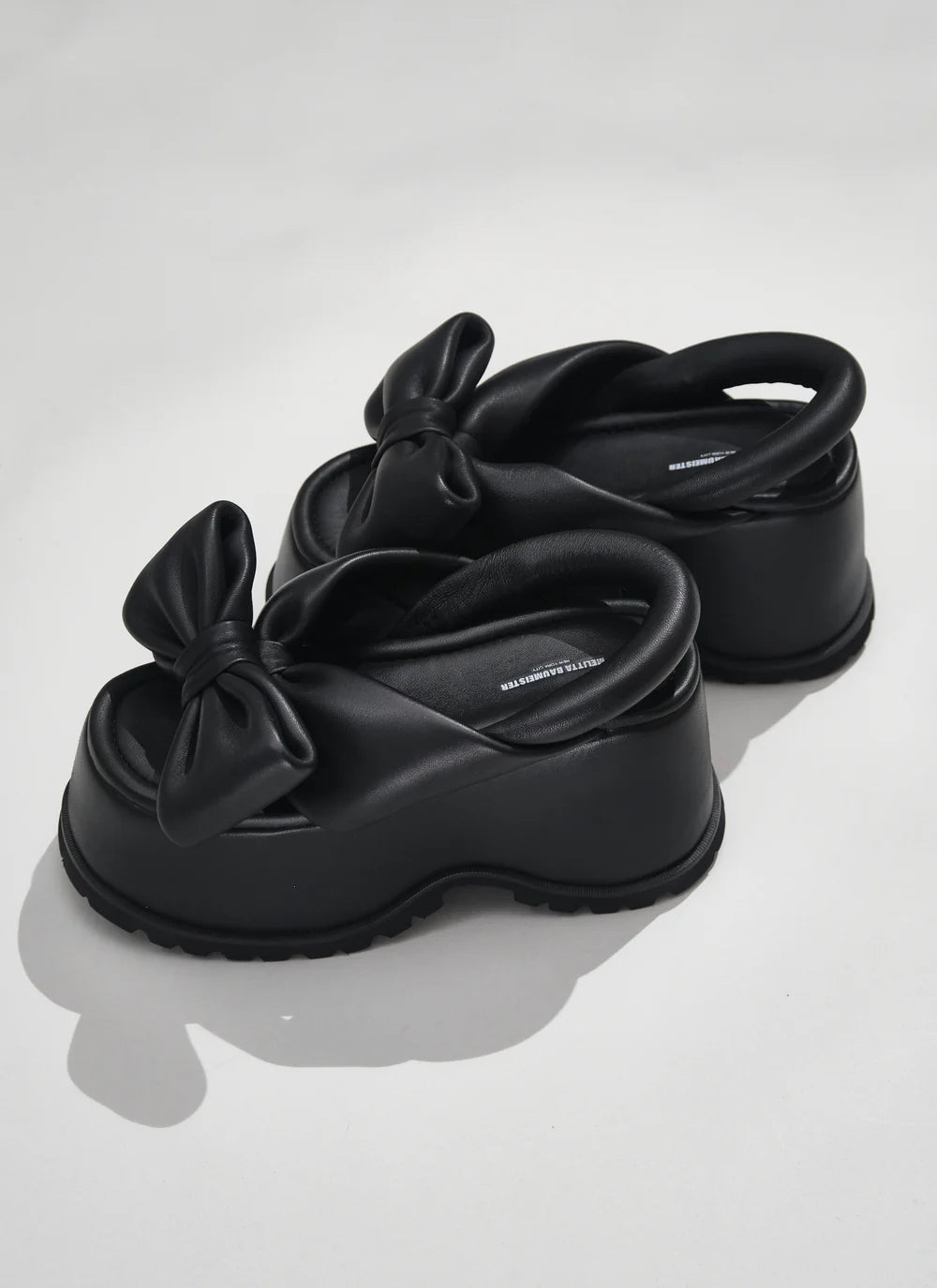 Bow Platform Sandals