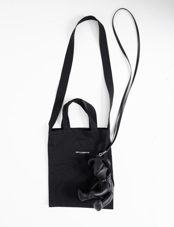MELITTA-BAUMEISTER-BLACK-TEDDY-TOTE-BAG-FRONT-VIEW